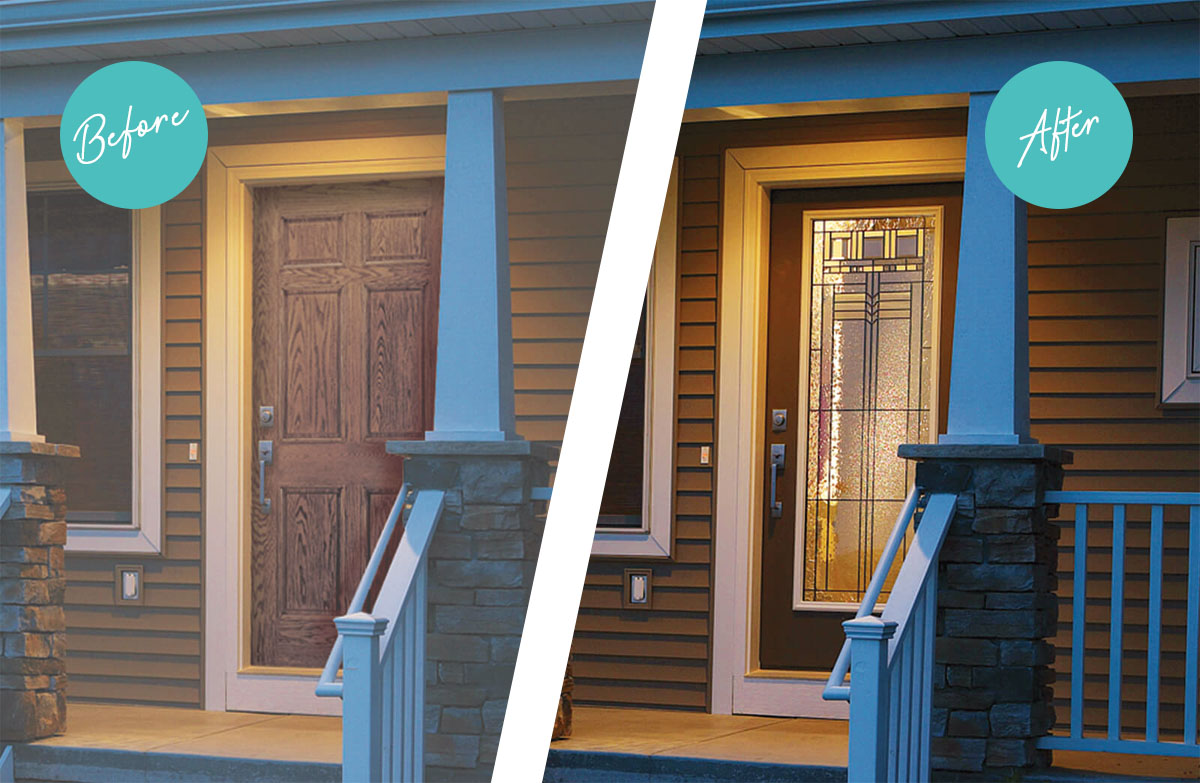 View Inspired by Glass Before/After Images